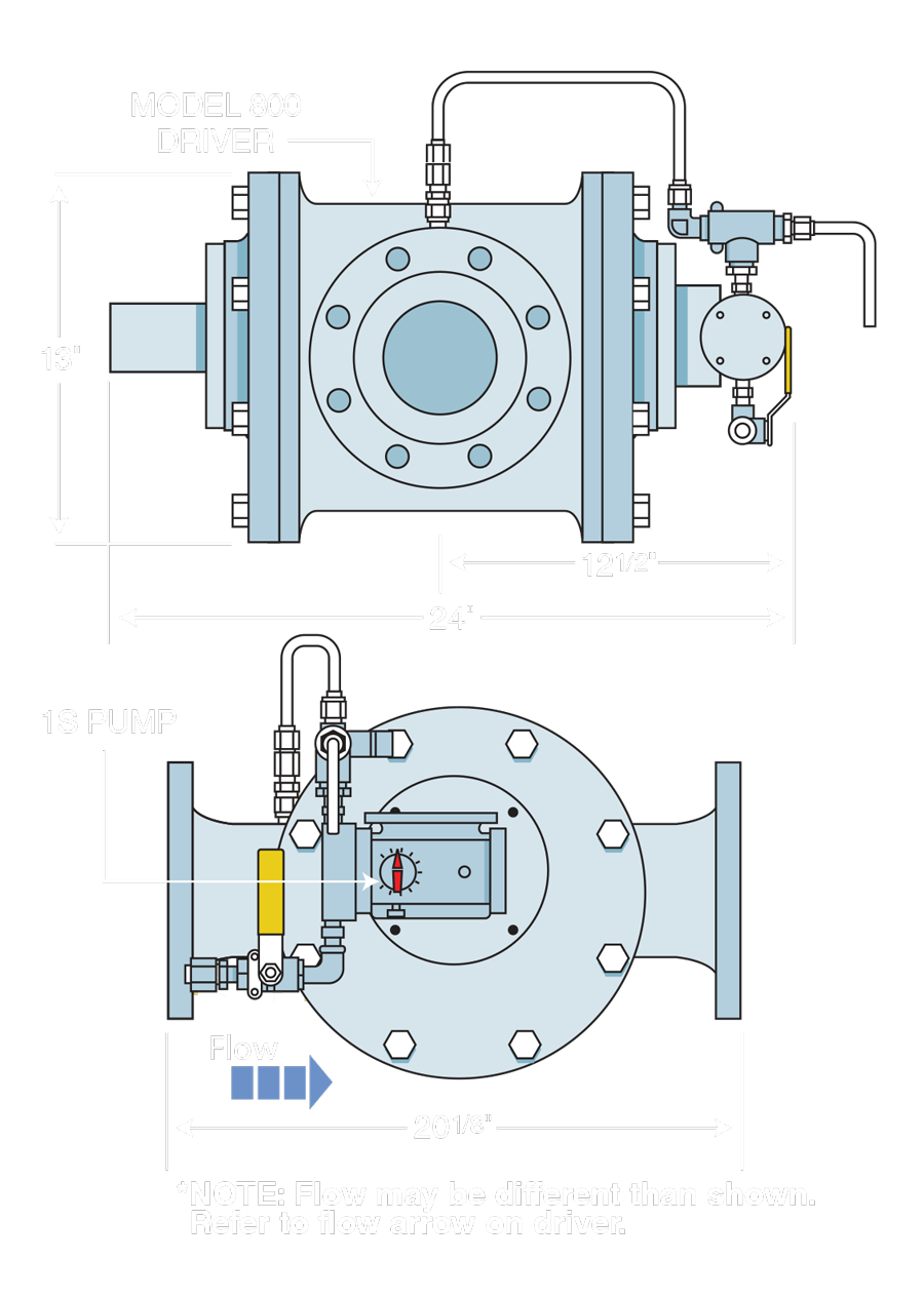 Technical drawing for model-800