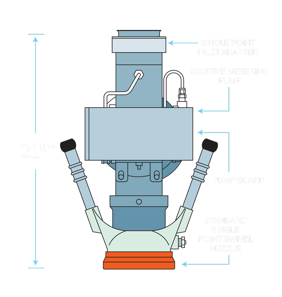 Technical drawing for spi-single-point-injector