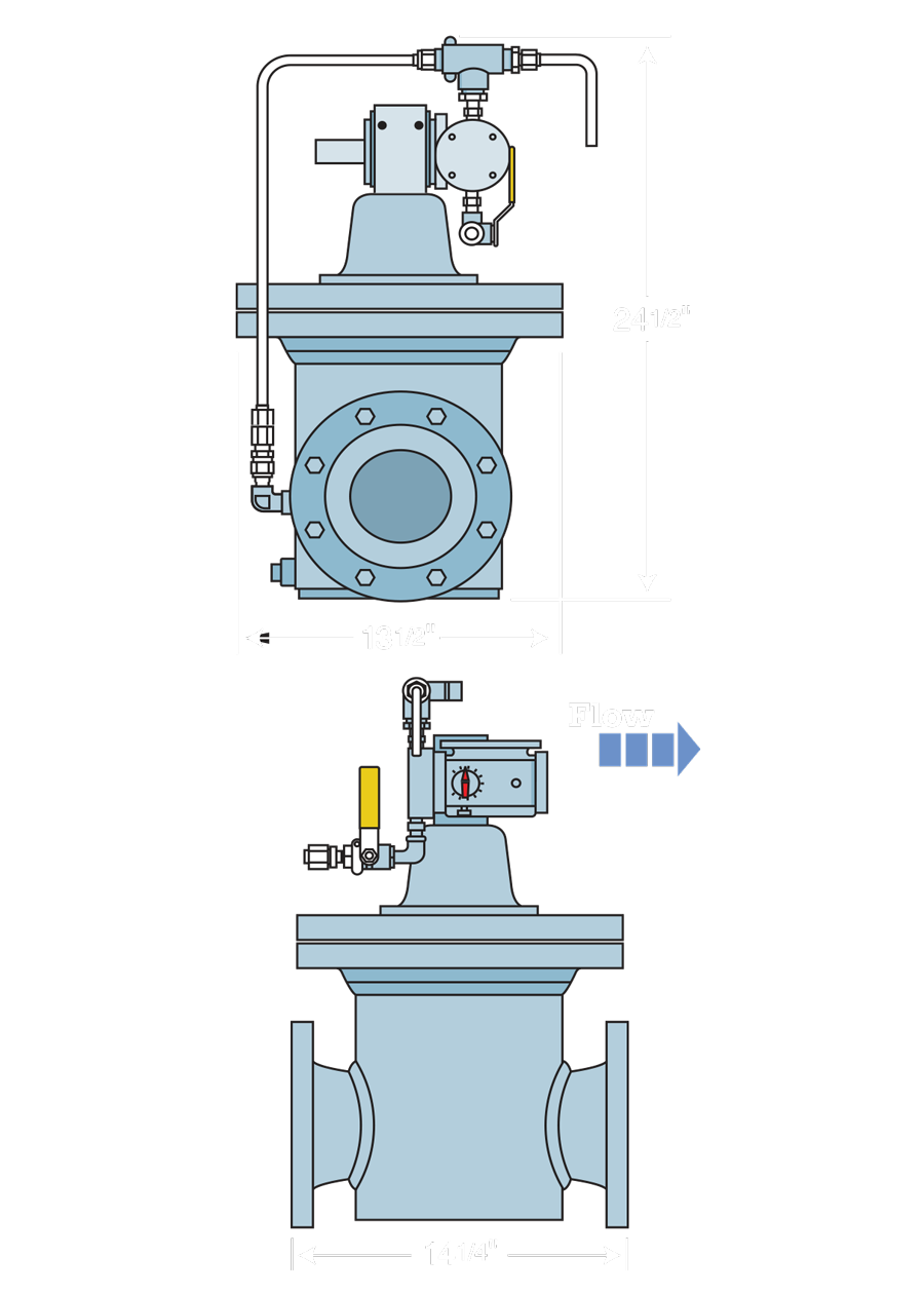 Technical drawing for model-4t