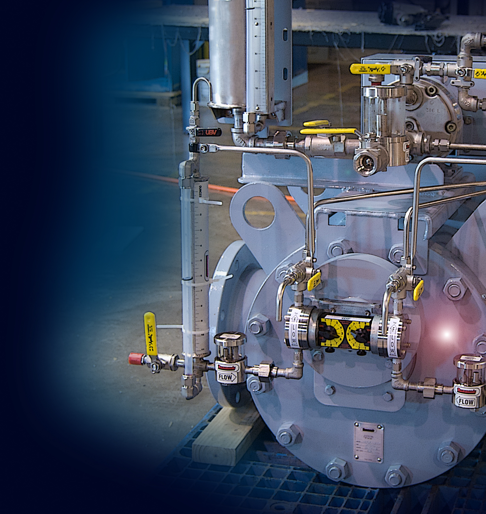 Hammonds technicians working on additive injection equipment