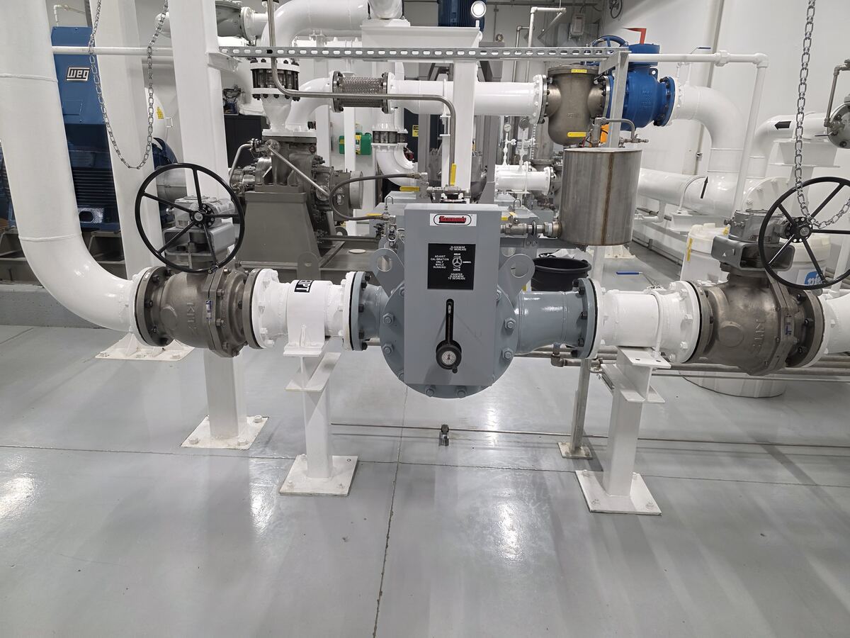 Hammonds additive injector packaged and ready for shipment