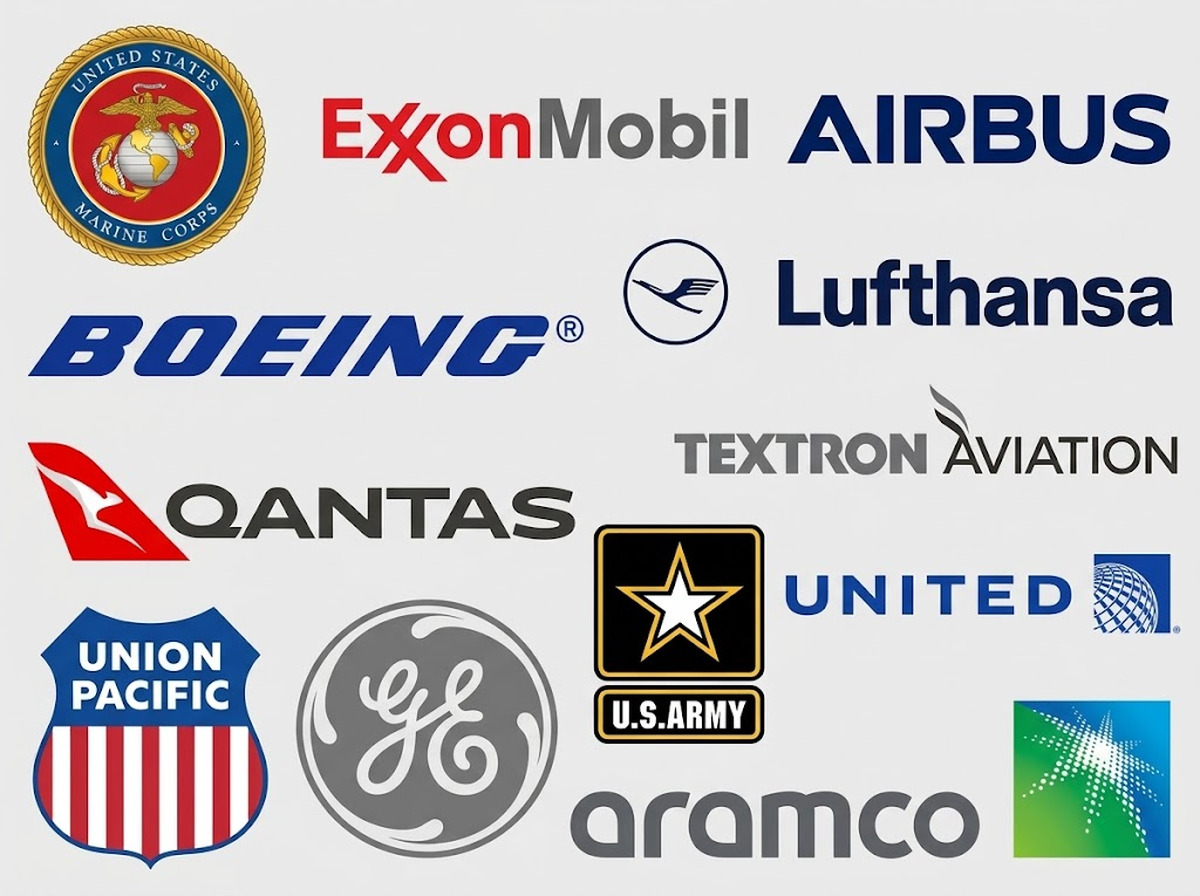 Logos of organizations that use or recommend Hammonds additive injection systems
