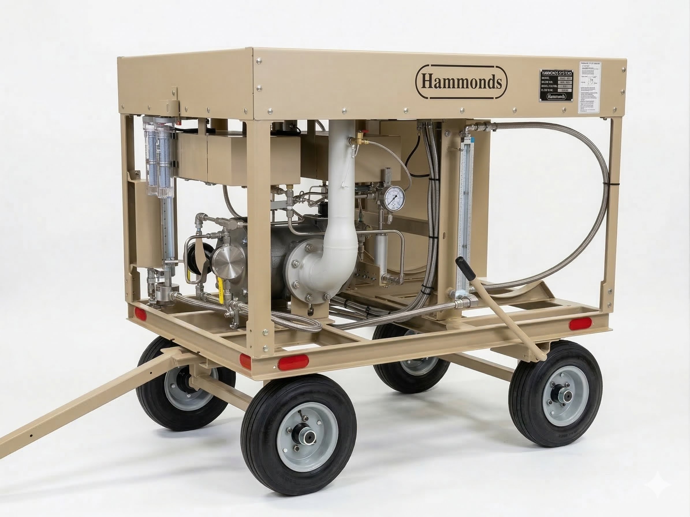 Portable Hammonds additive injection cart